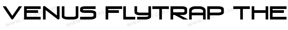 Venus flytrap the bug字体转换